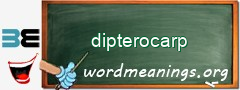 WordMeaning blackboard for dipterocarp